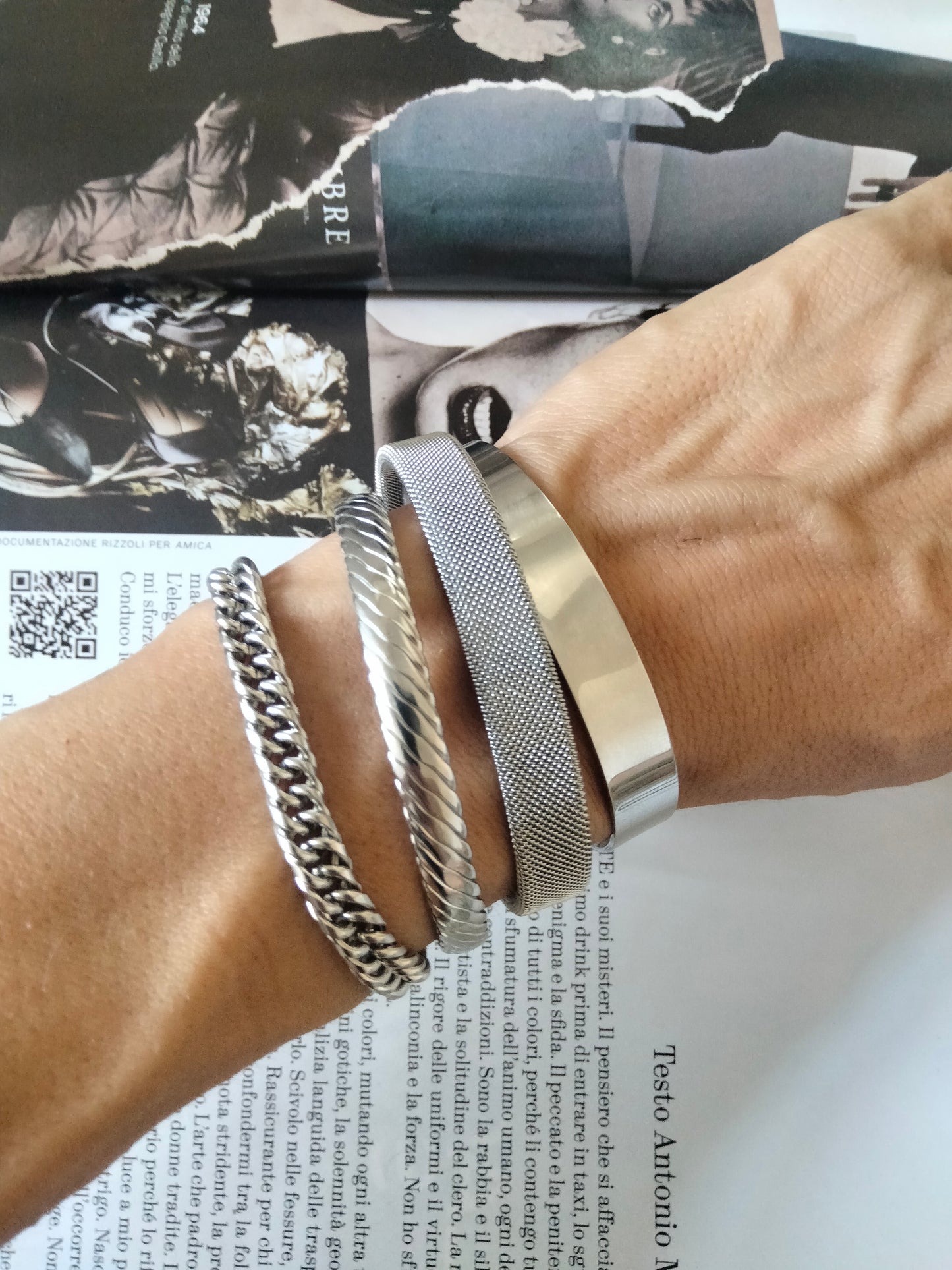 Bracciale silver Groumette