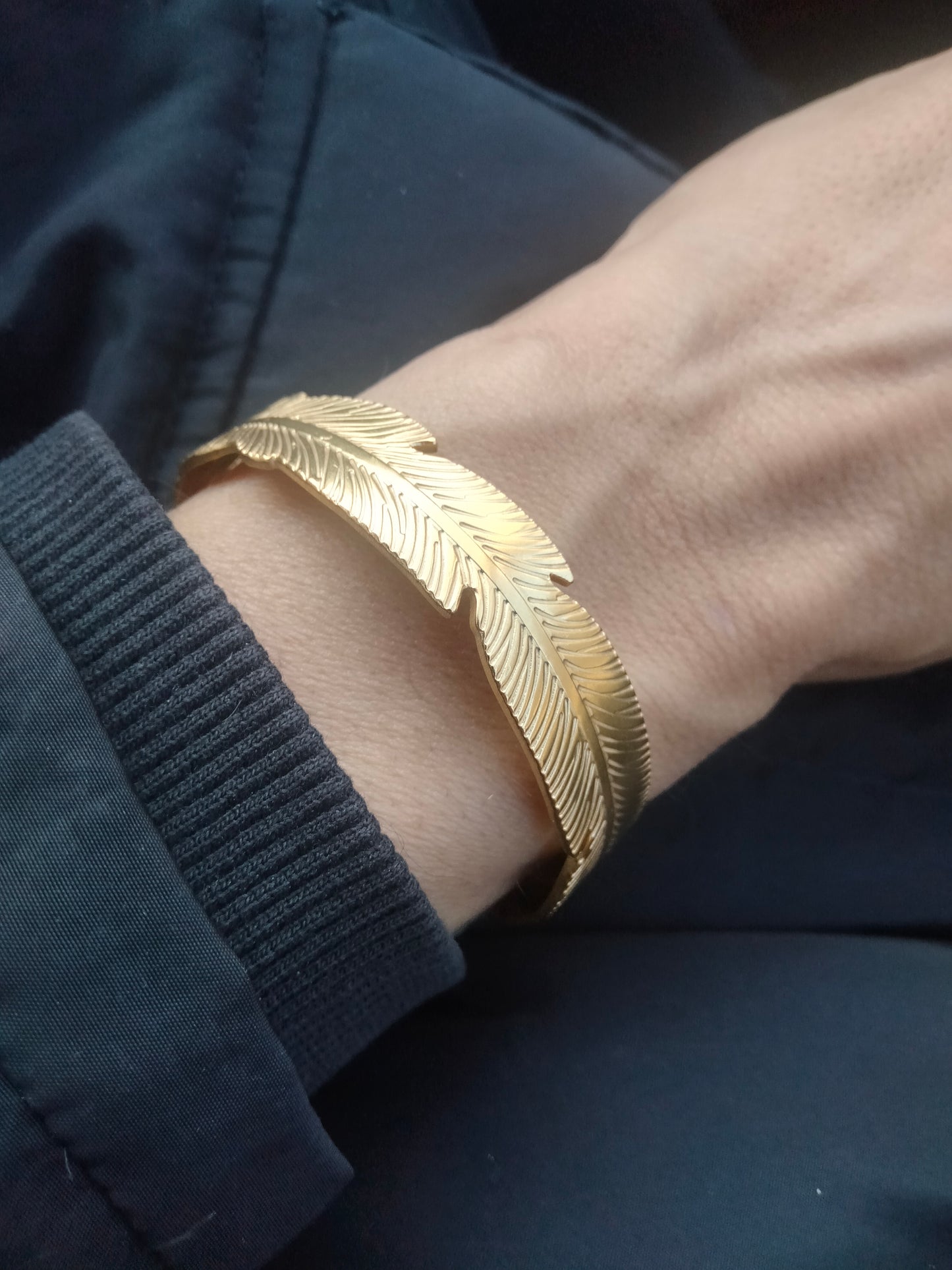 Bracciale gold Piuma