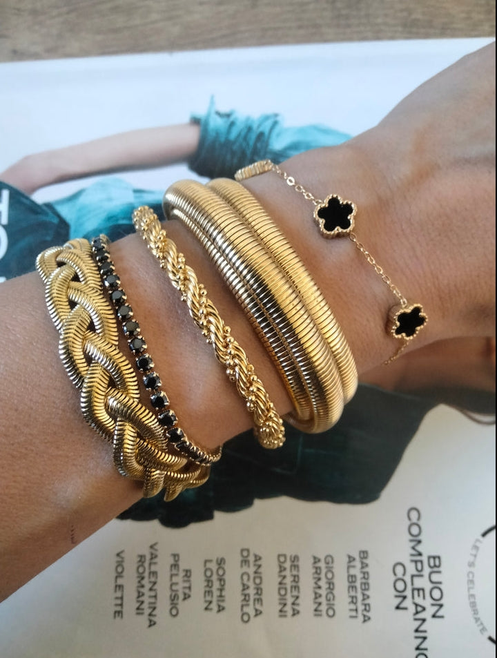 Bracciale black Tennis