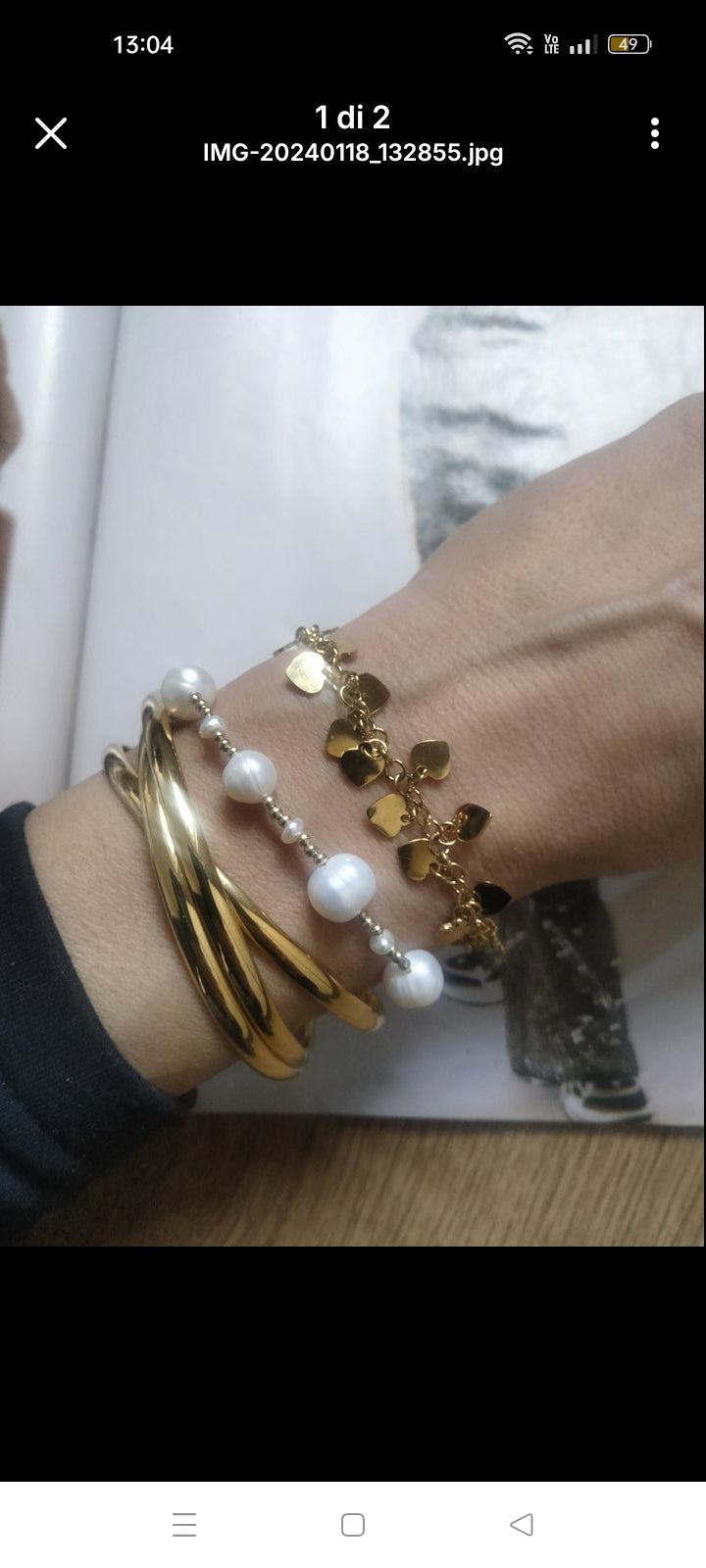 Bracciale gold Valentina