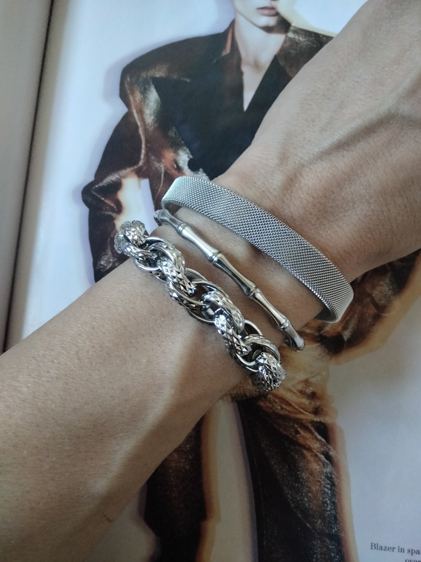 Bracciale silver Double