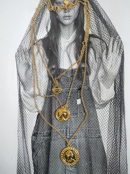 Collana gold Tris