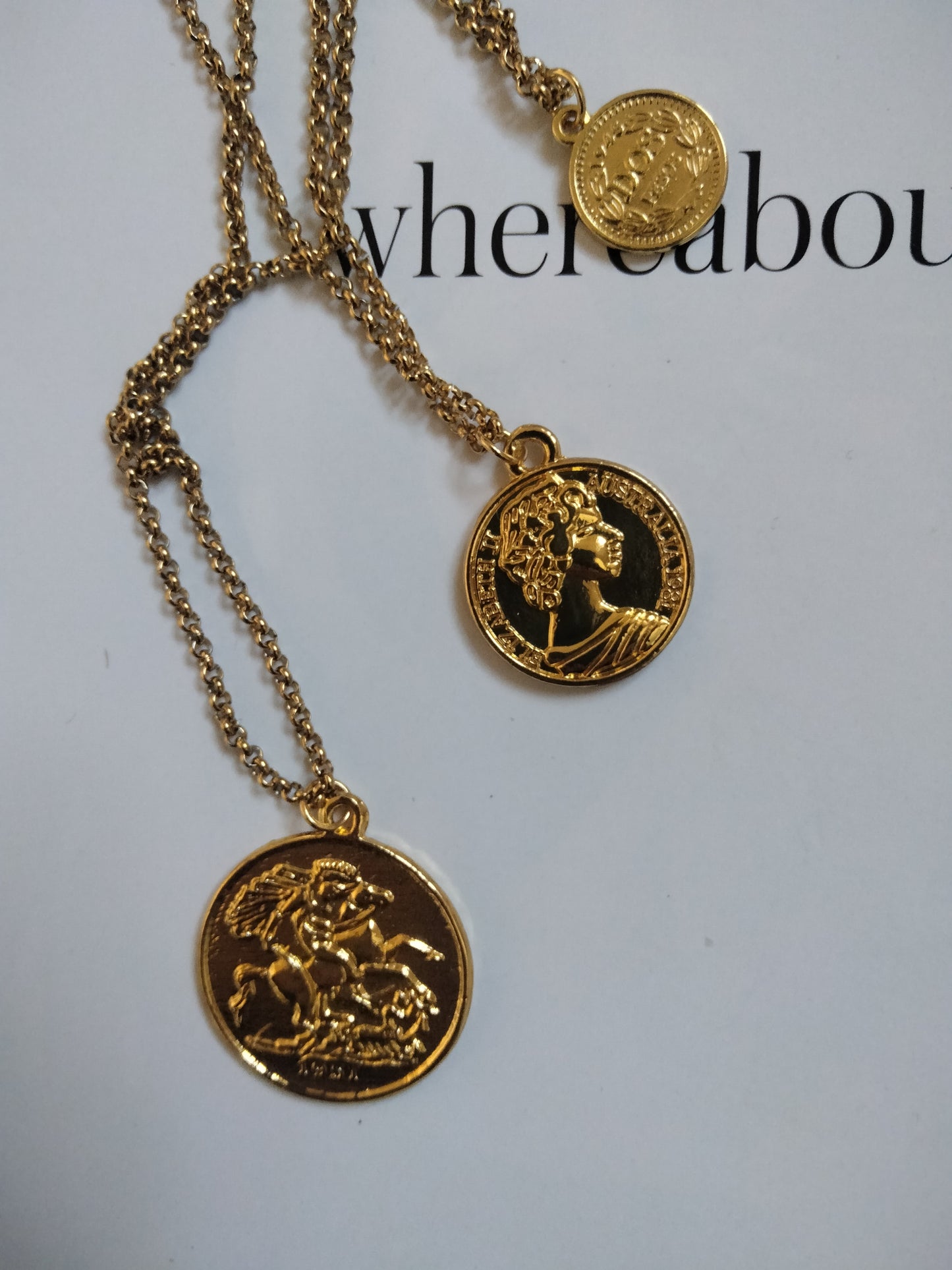 Collana gold Tris