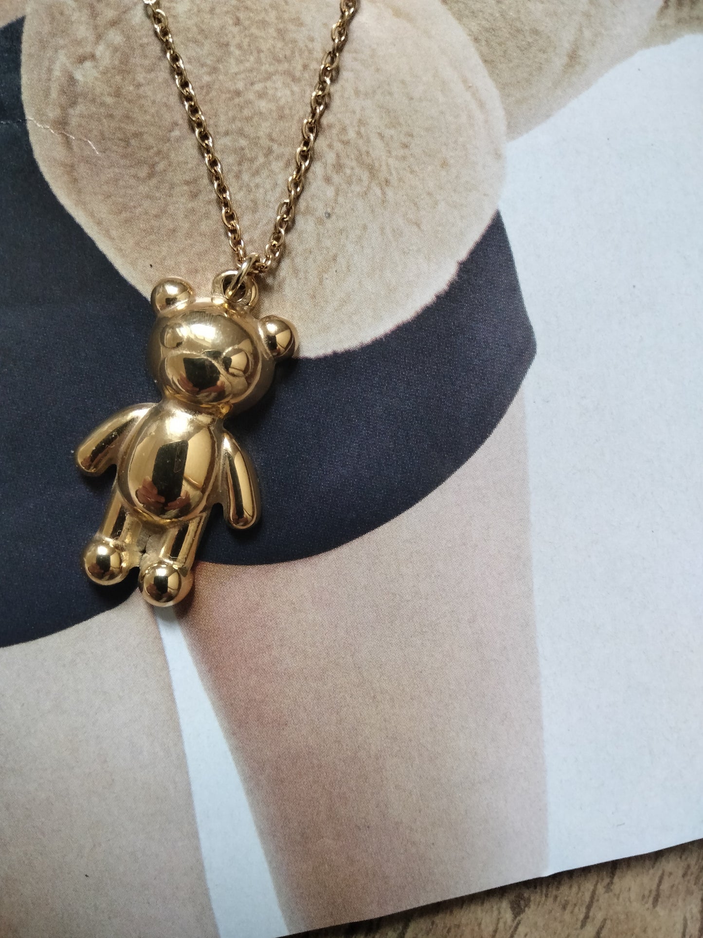 Collana gold Teddy Bear
