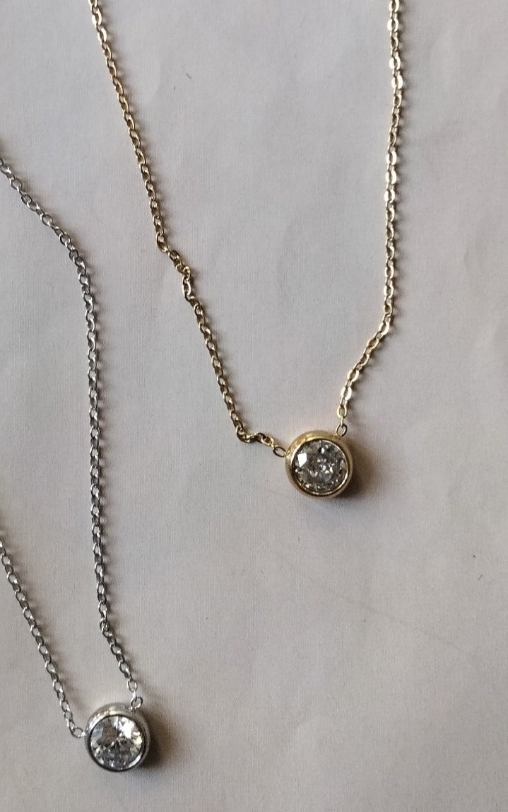 Collana silver Punto Luce
