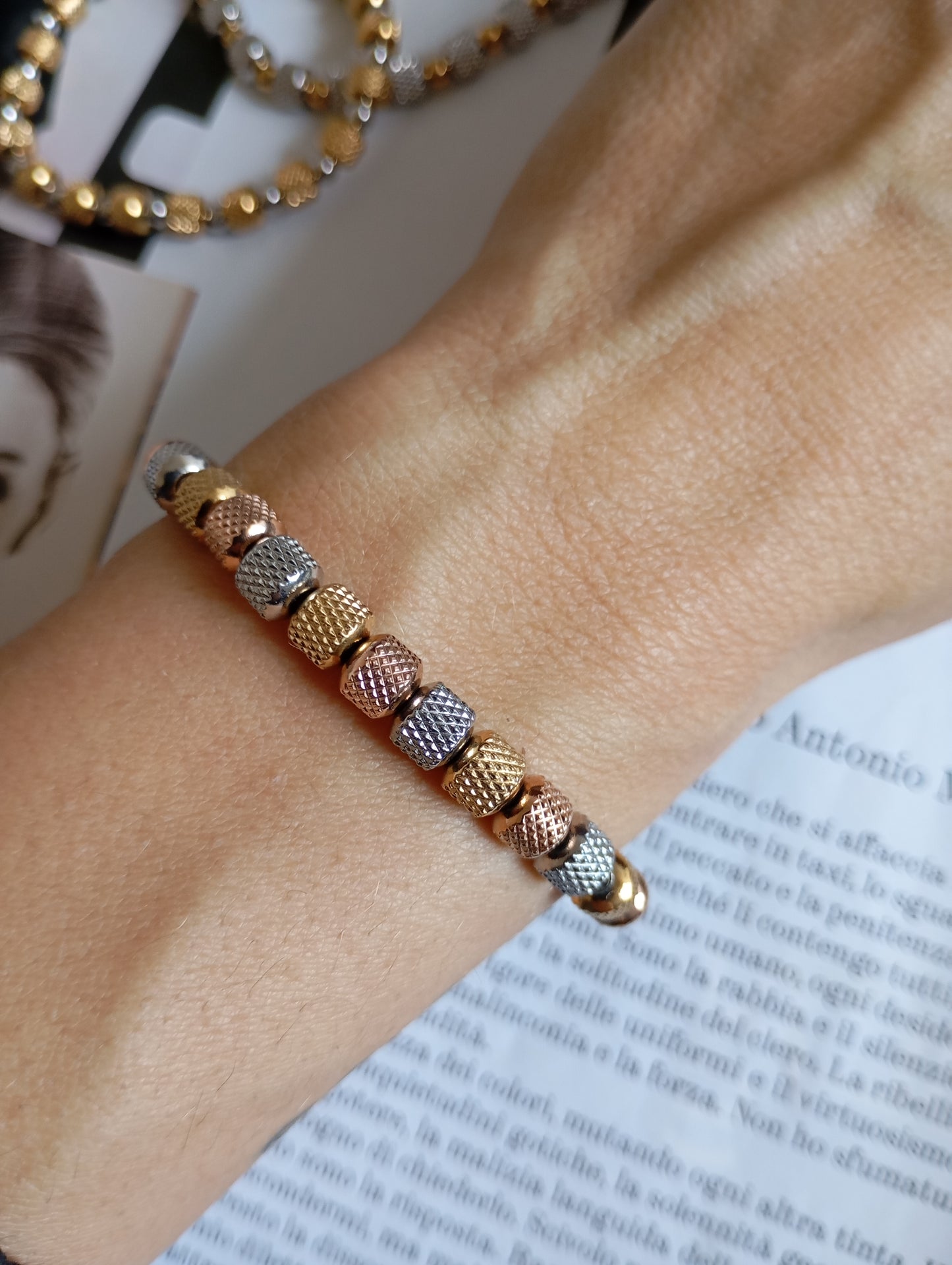 Bracciale tricolor Bold