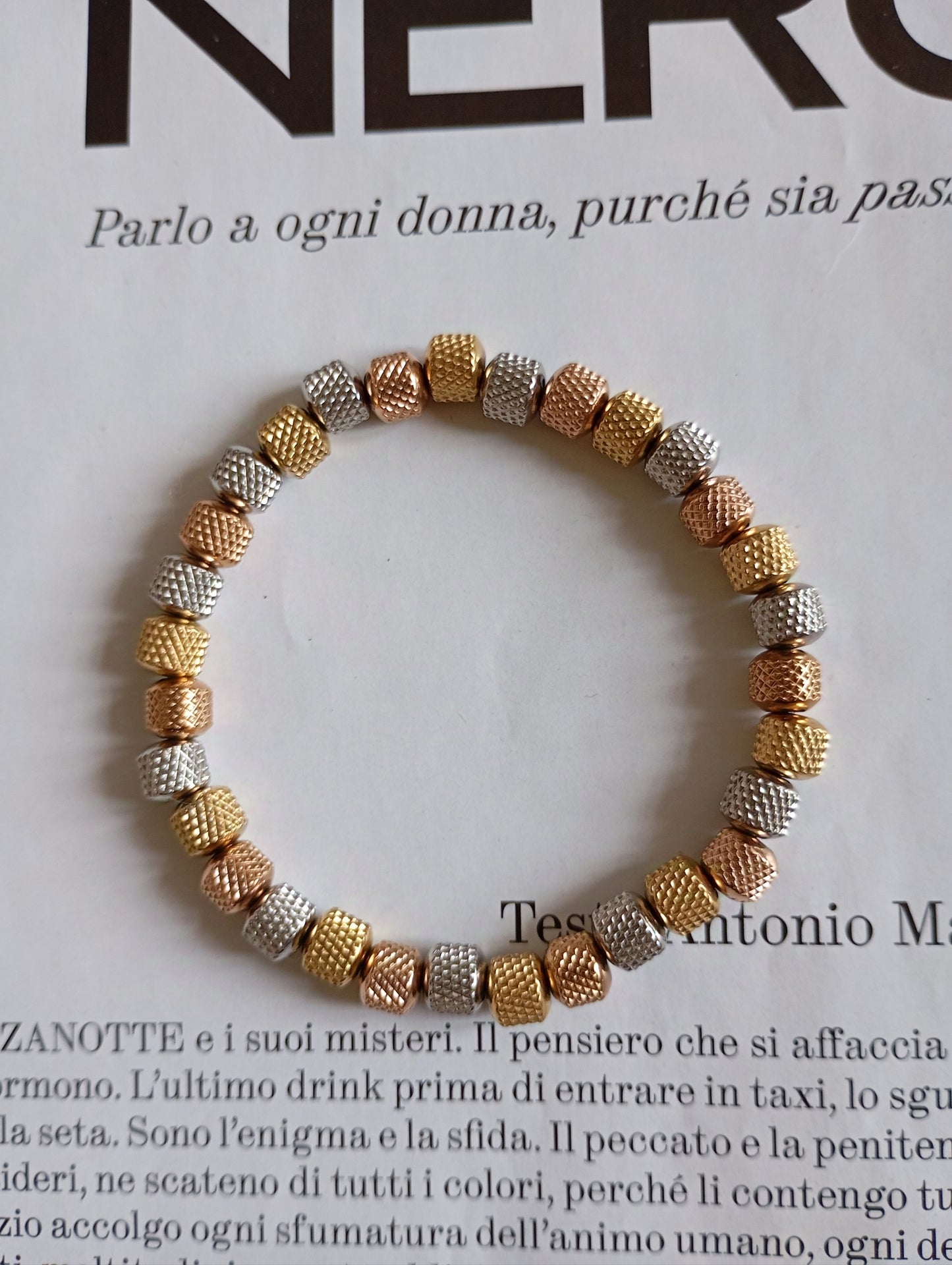 Bracciale tricolor Bold