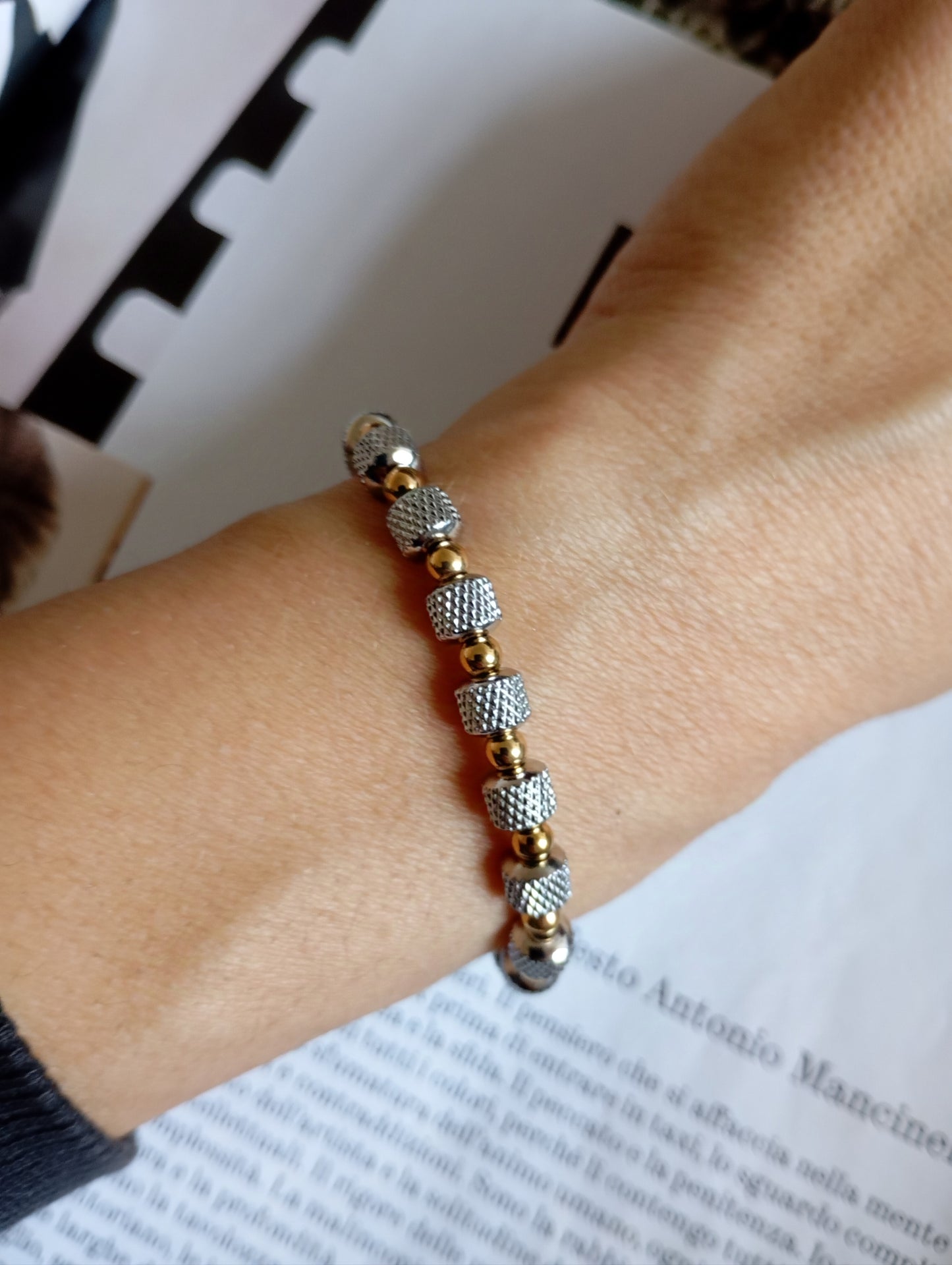 Bracciale bicolor Bold