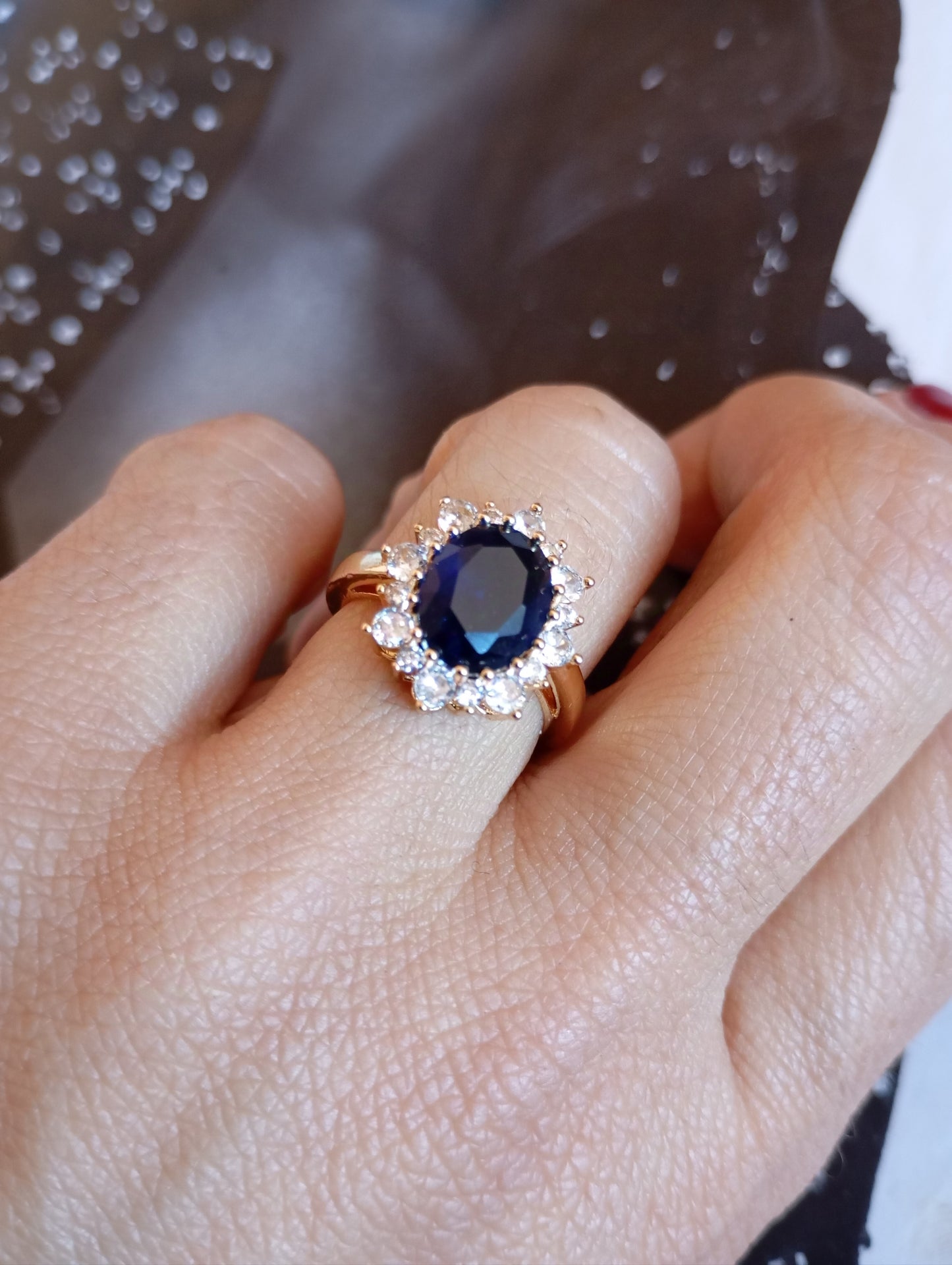 Anello Big kate zaffiro