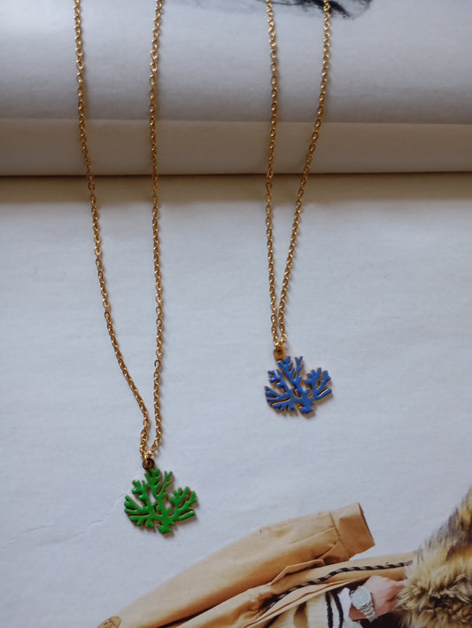 Collana Corallo Verde
