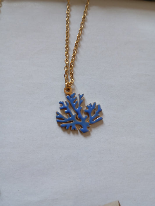 Collana Corallo blu