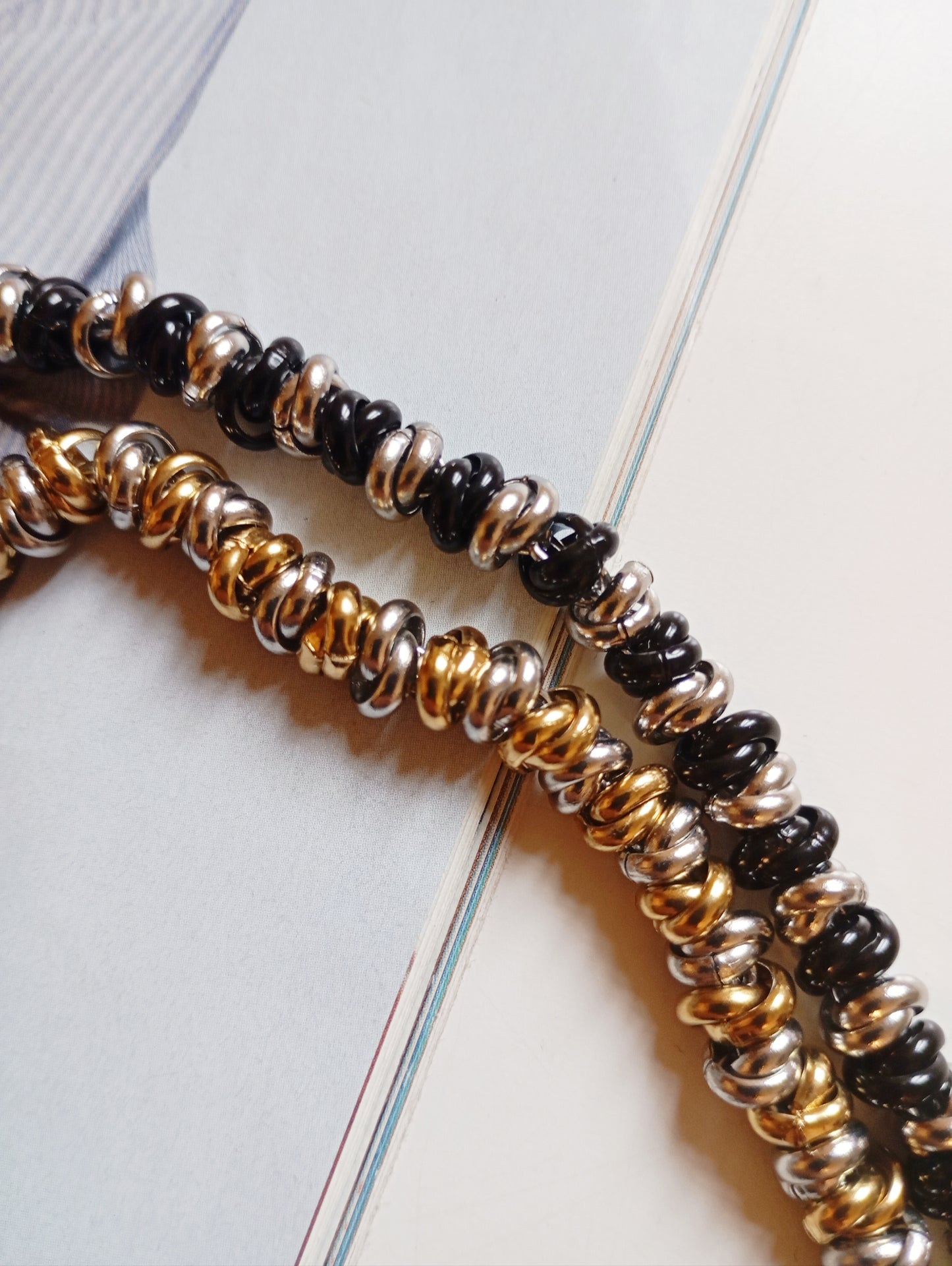 Bracciale bicolor Nodo