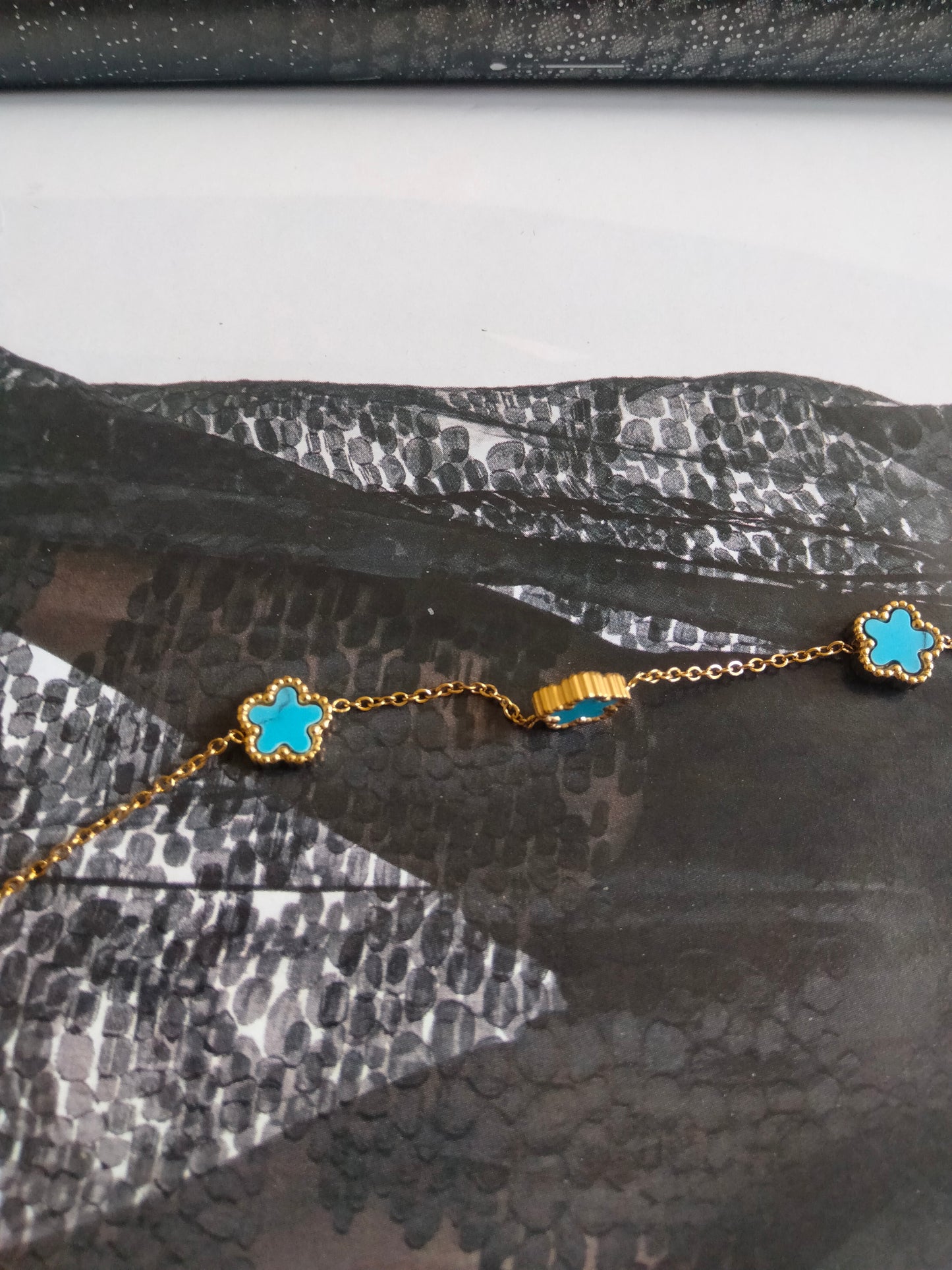 Bracciale blue Flower