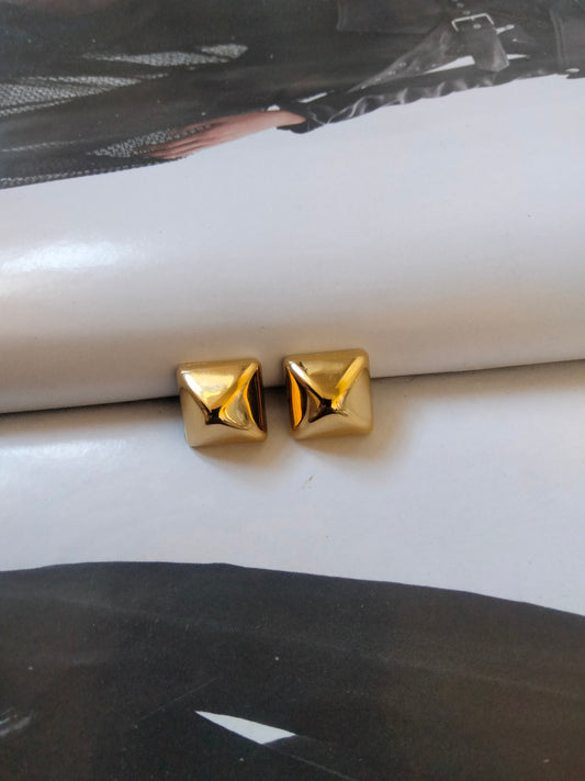 Orecchini gold Piramide