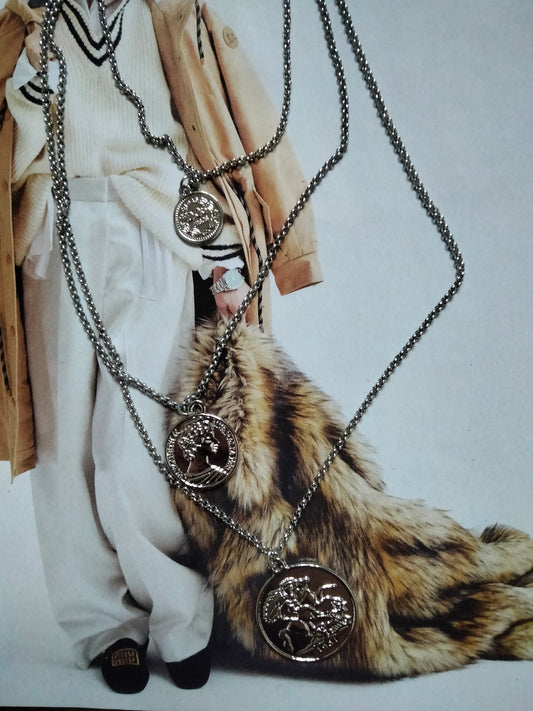Collana silver Tris