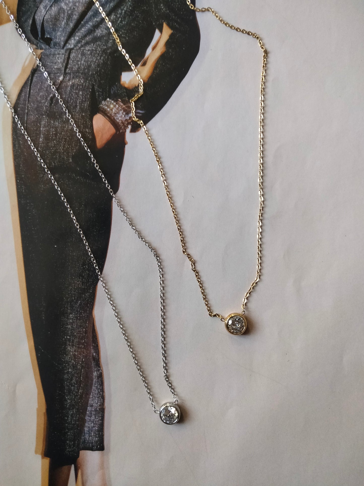 Collana silver Punto Luce