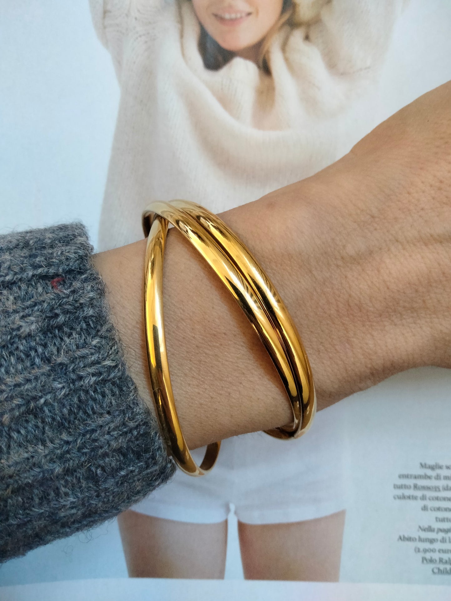 Bracciale gold Tris