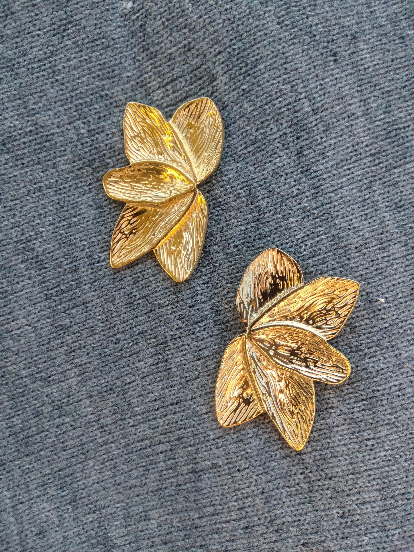 Orecchini gold Flora