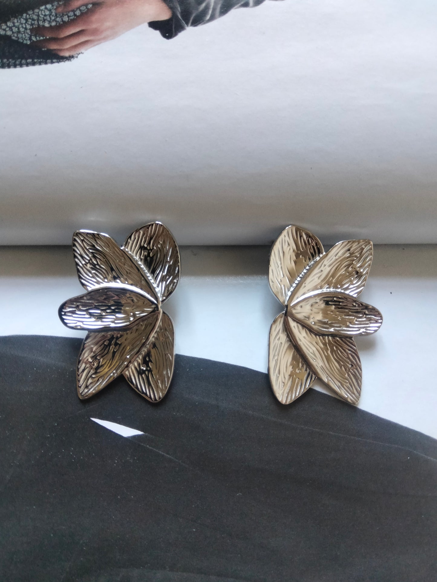 Orecchini silver Flora