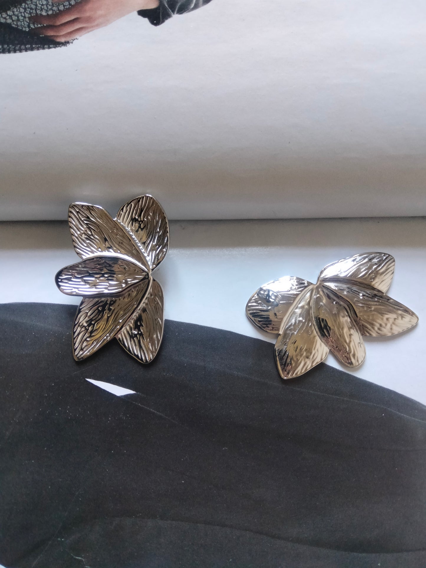 Orecchini silver Flora