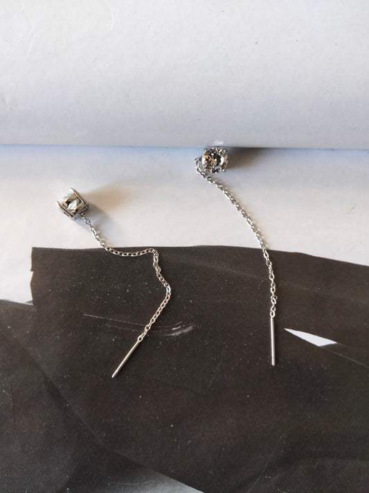 Orecchini silver Luna