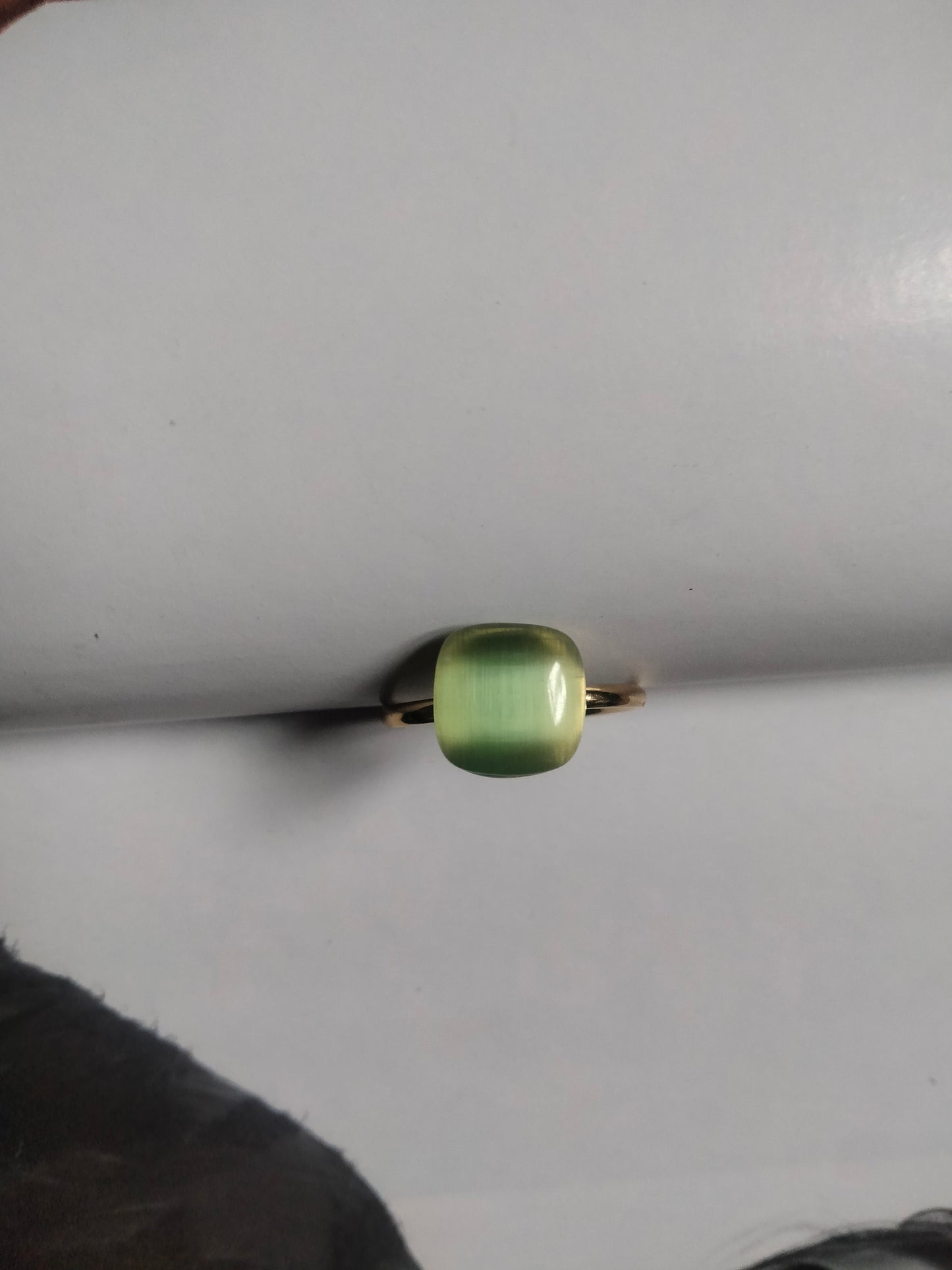 Anello Dado color Salvia