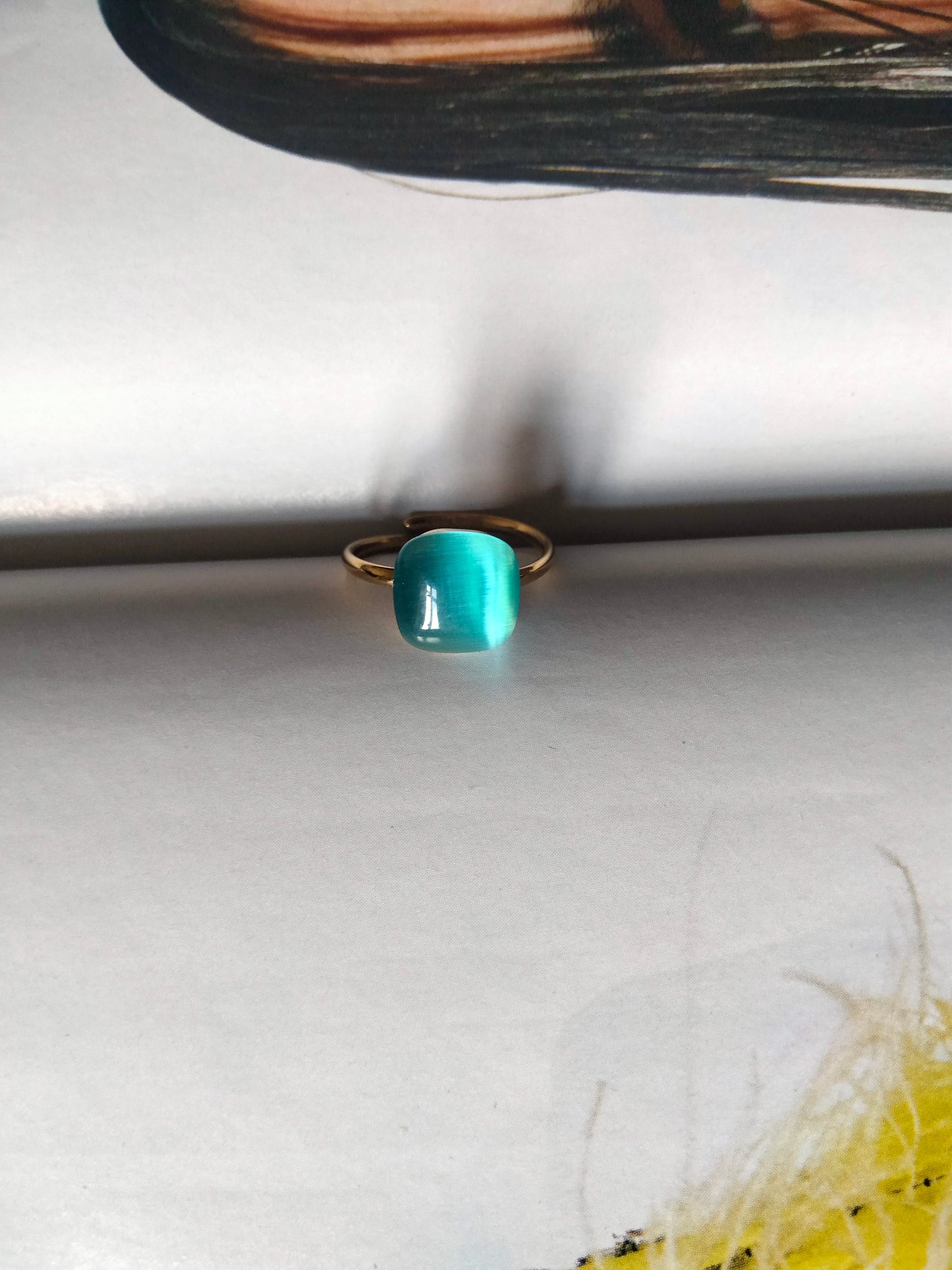 Anello Dado color Mare