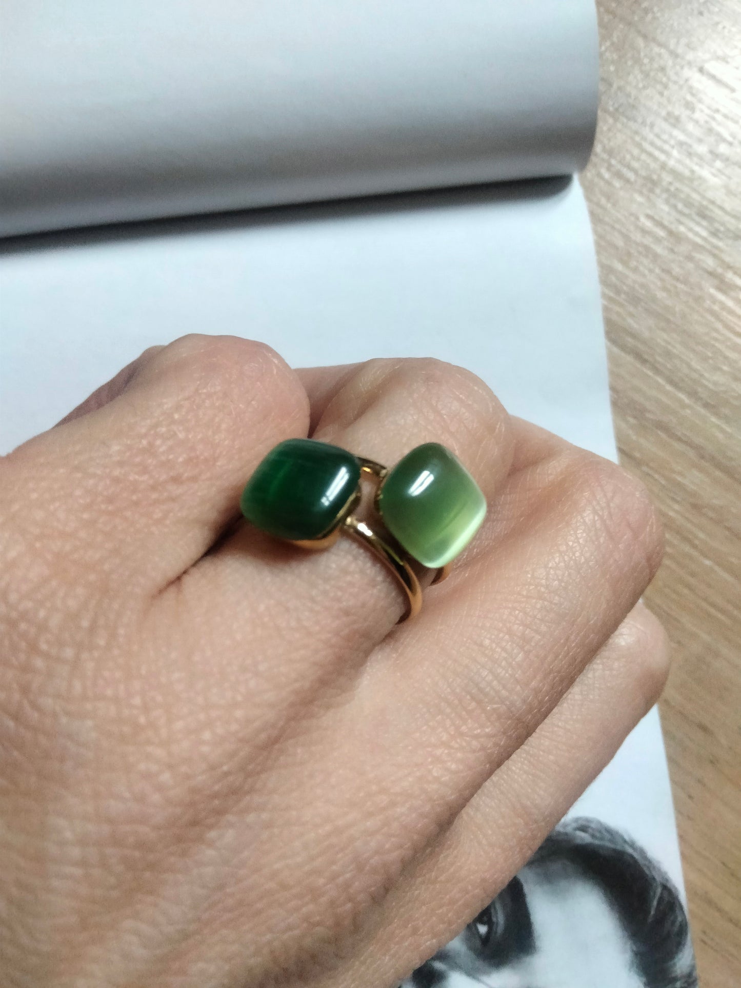 Anello Dado color Bosco