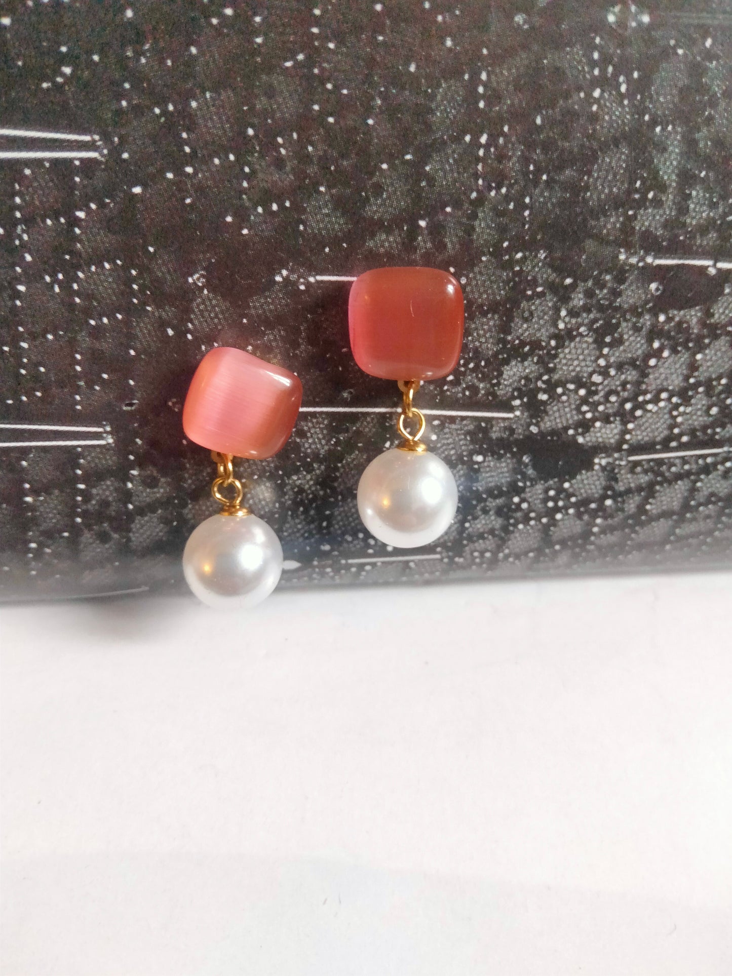 Orecchini Cloe color Rosa Antico