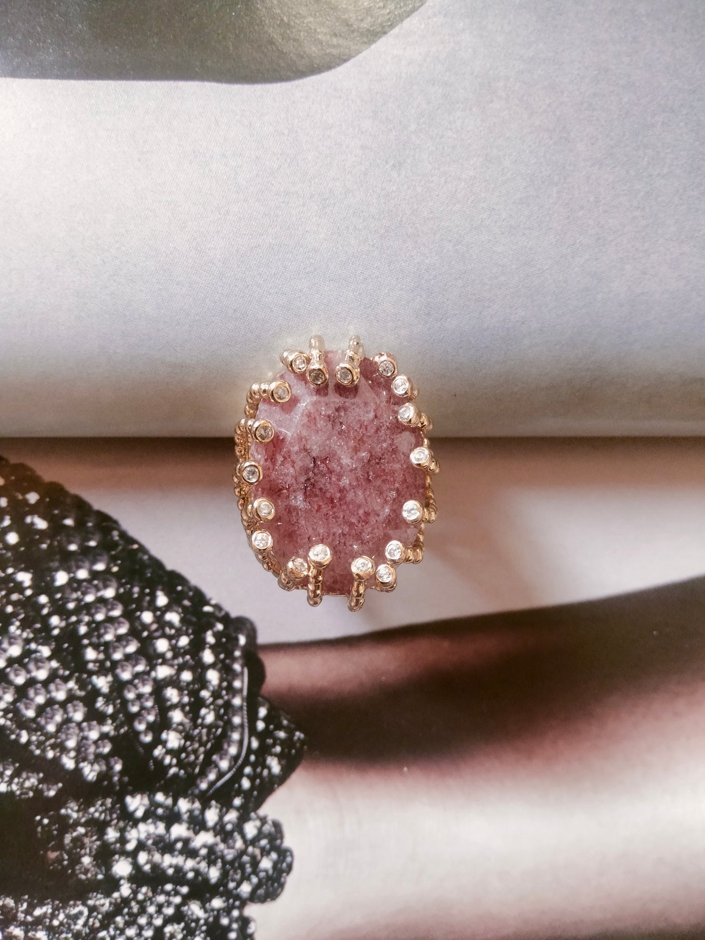 Anello Frida color Rosa Antico