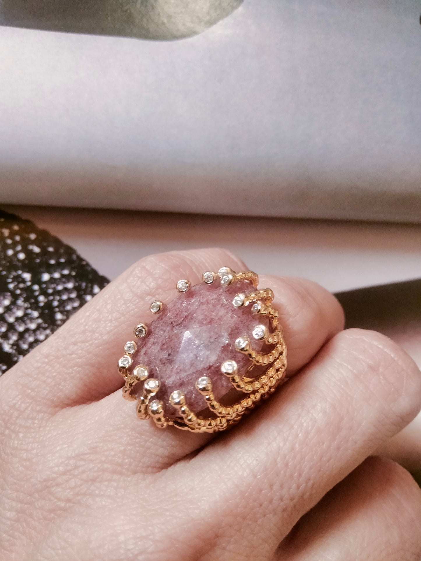 Anello Frida color Rosa Antico