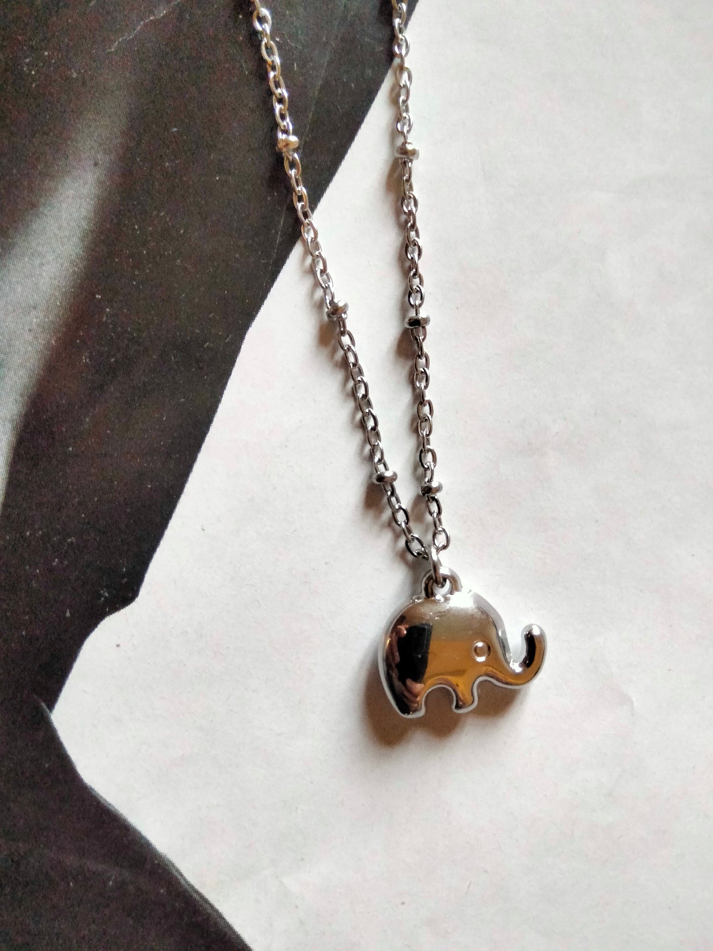 Collana silver Elefantino