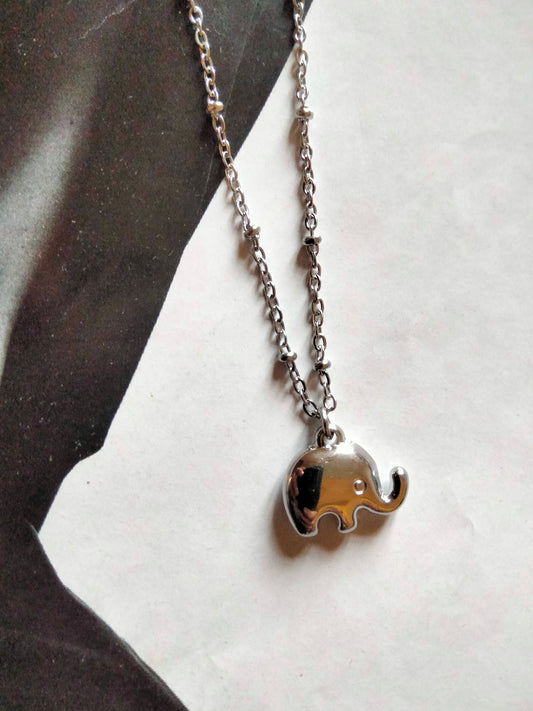 Collana silver Elefantino