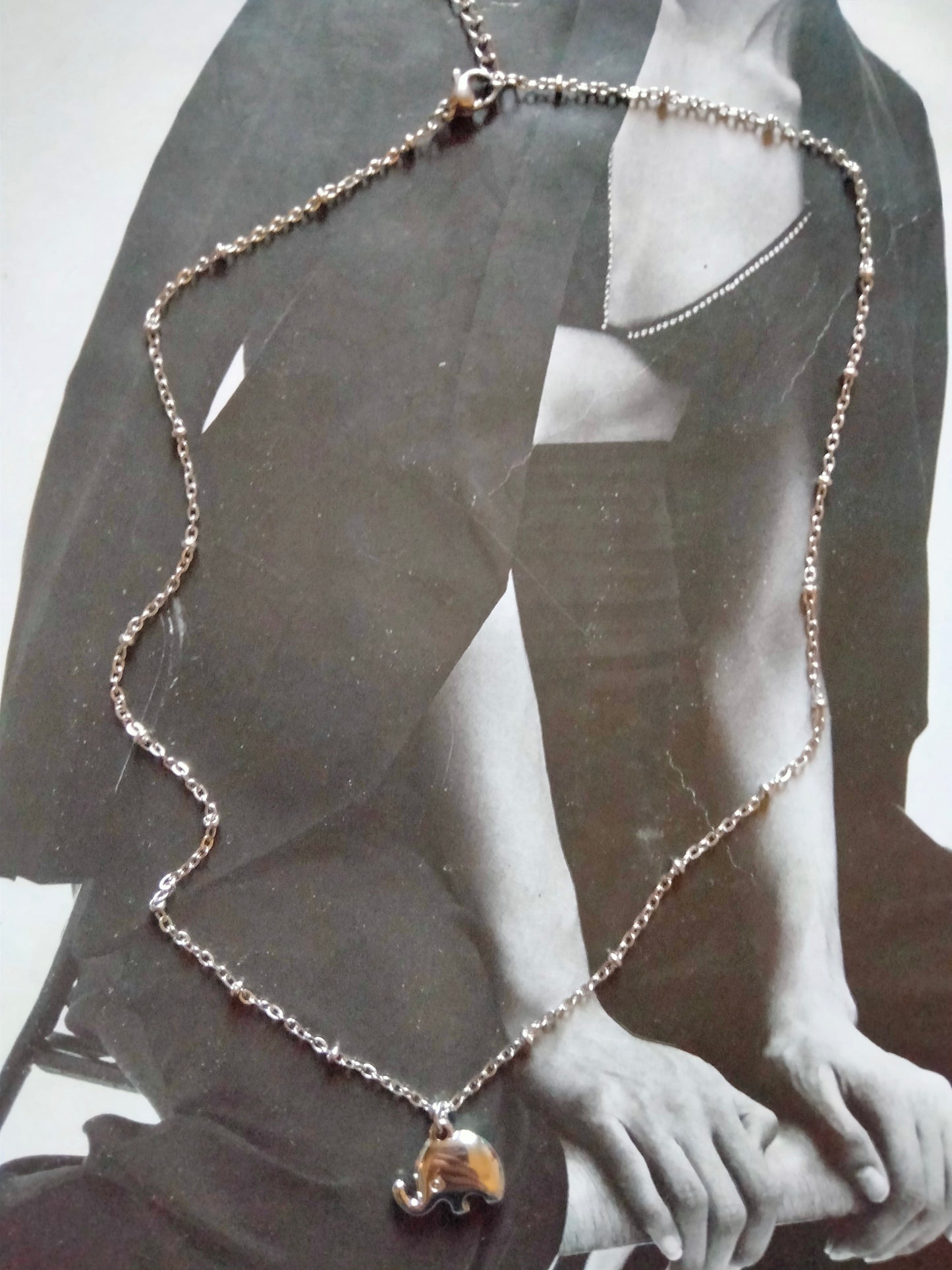 Collana silver Elefantino
