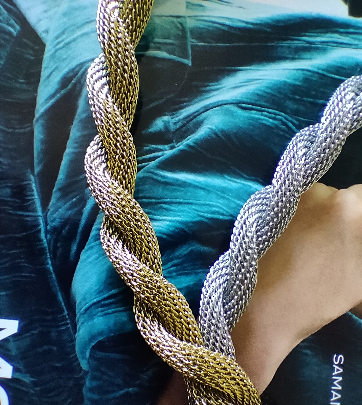Collana gold Treccia