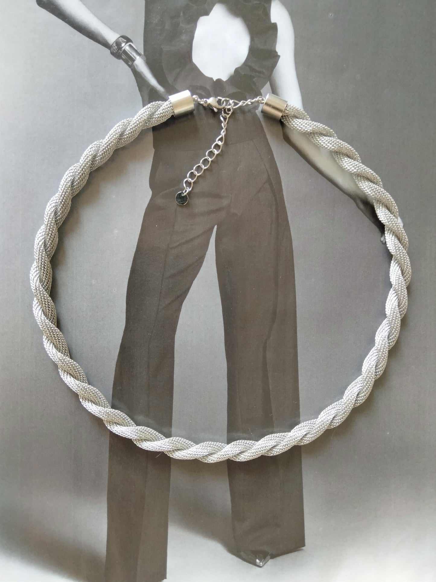 Collana silver Treccia