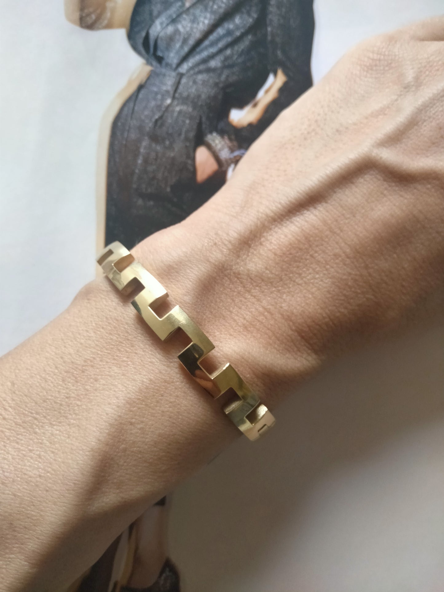 Bracciale gold Greca