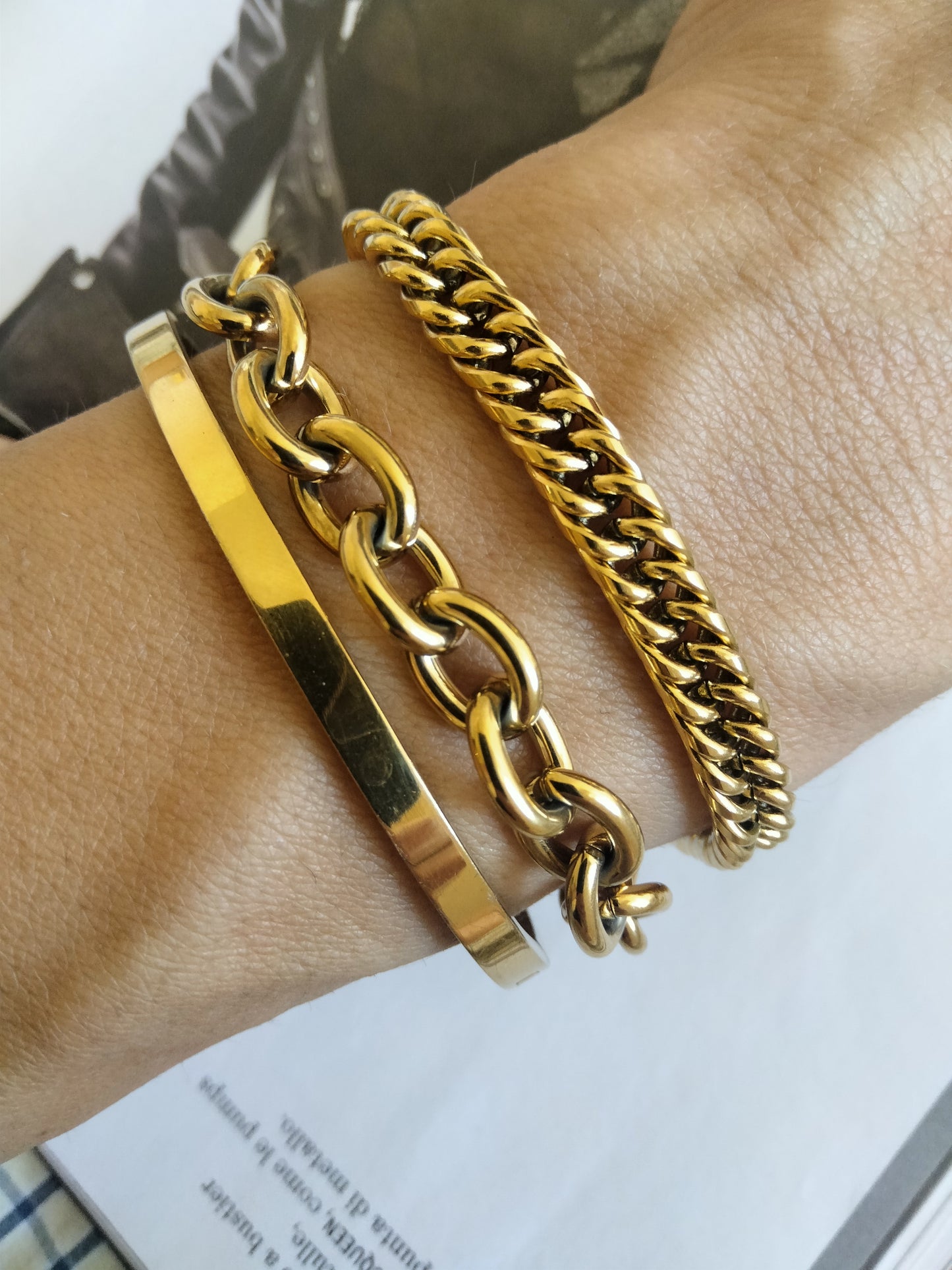 Bracciale gold Groumette