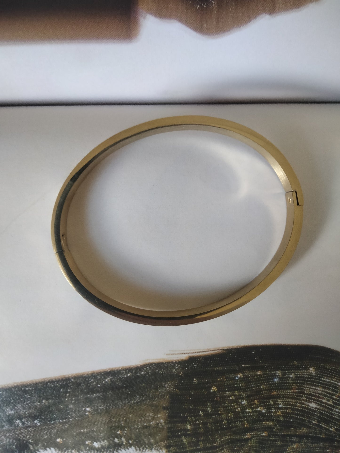 Bracciale gold Ala con zirconi bianchi
