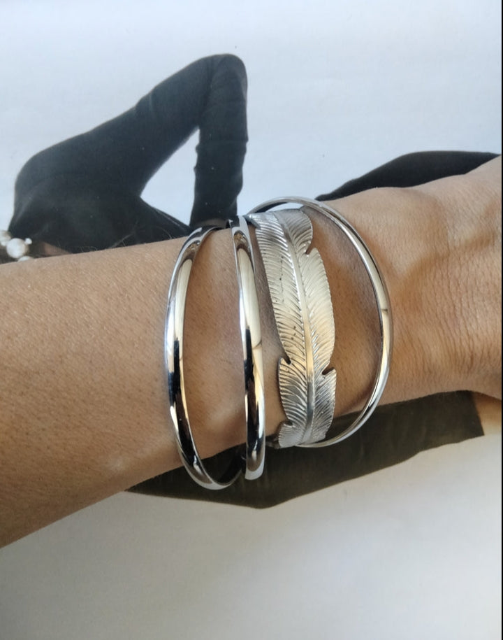 Bracciale silver Piuma