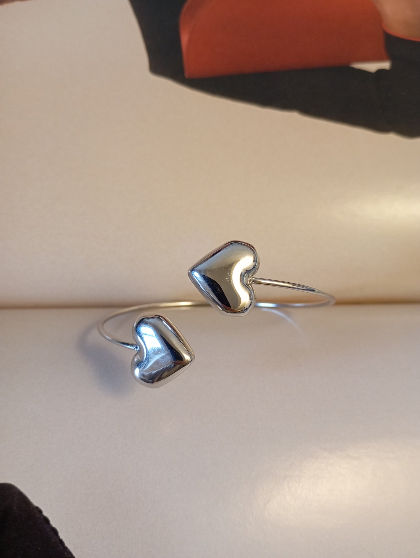 Bracciale silver 2 Cuori